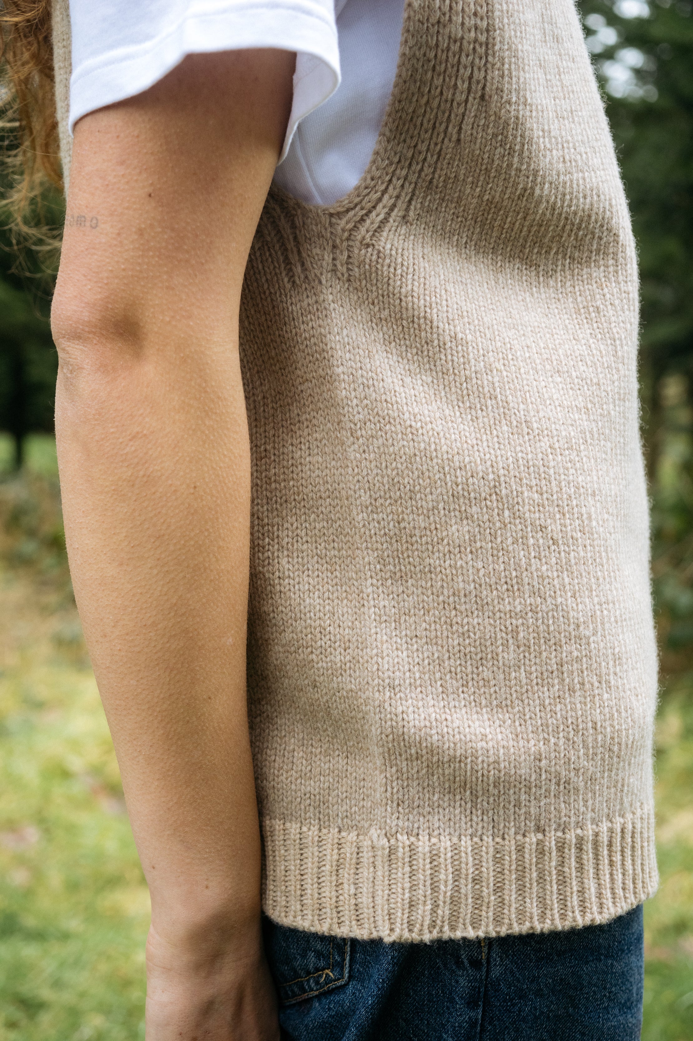 Woll-Pullunder Vesterbro Sand