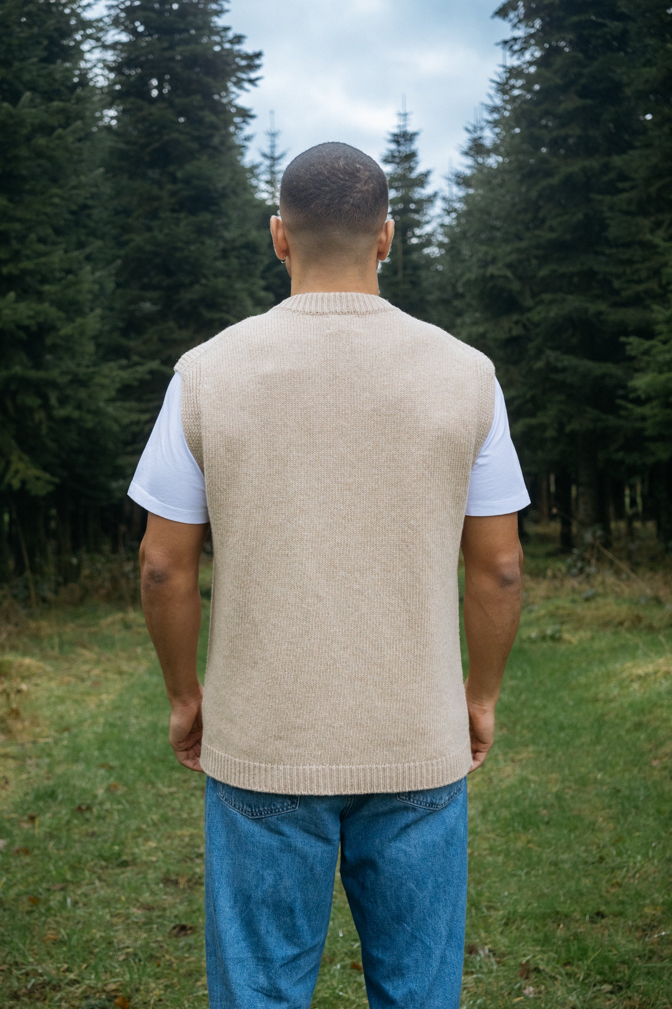 Woll-Pullunder Vesterbro Sand