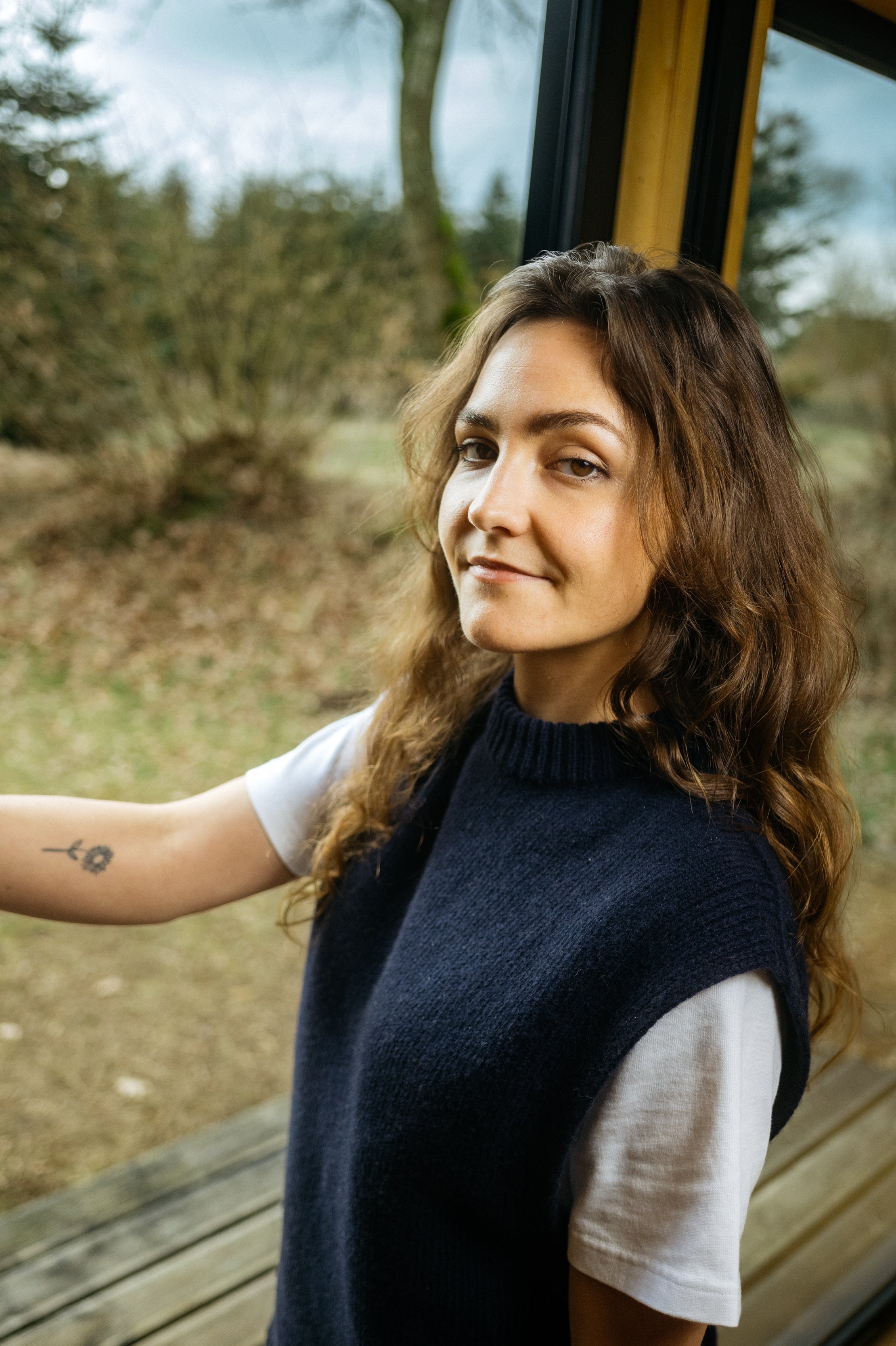 Pullunder aus Wolle in Dunkelblau von SALZWASSER für Damen und Herren