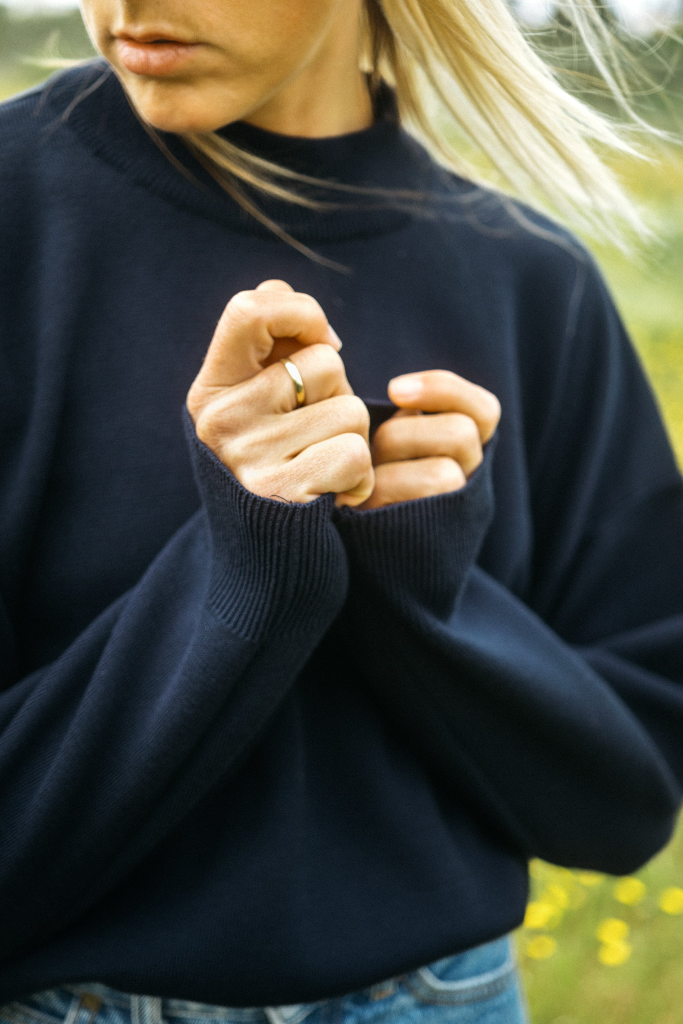 Nachhaltiger Full Milano Strickpullover von SALZWASSER