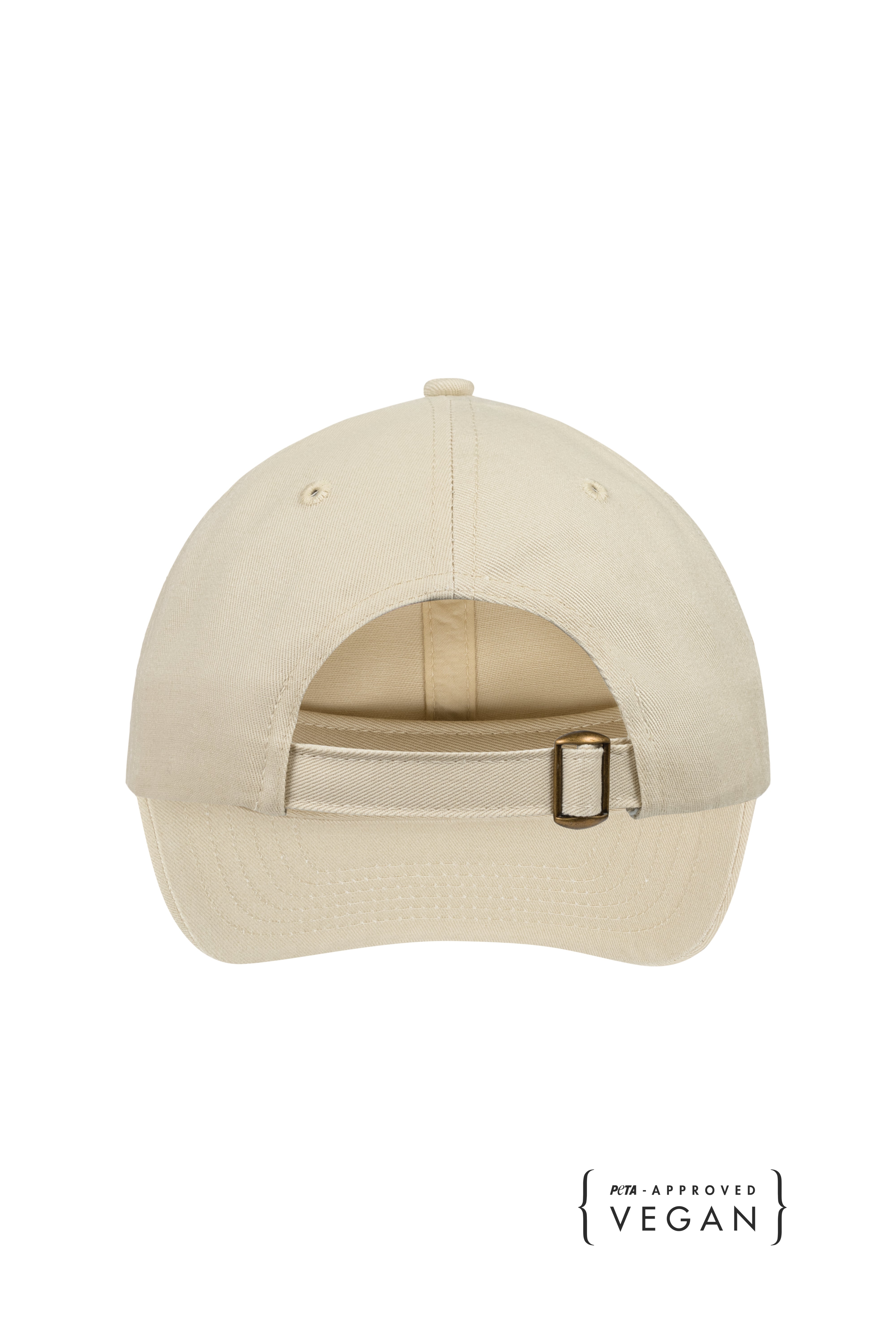 Nachhaltige SALZWASSER Cap in klassischer Baseball Form in Beige aus Europa