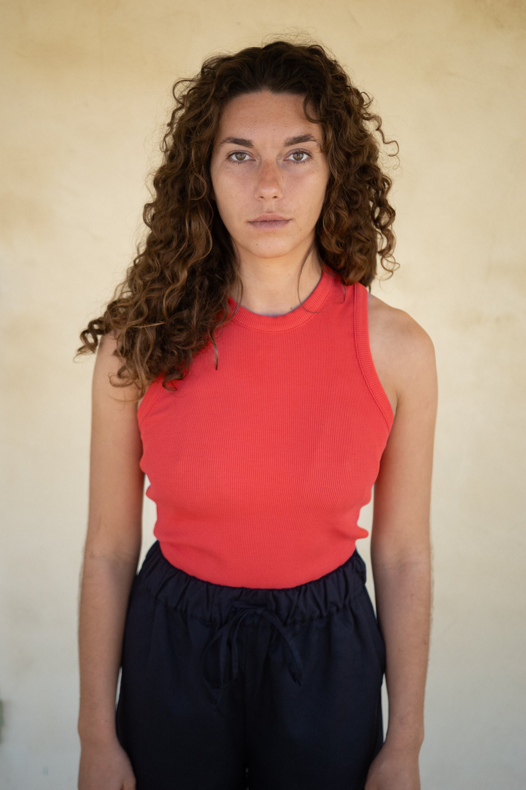 Bequemes weiches Damen Top in Rot von SALZWASSER