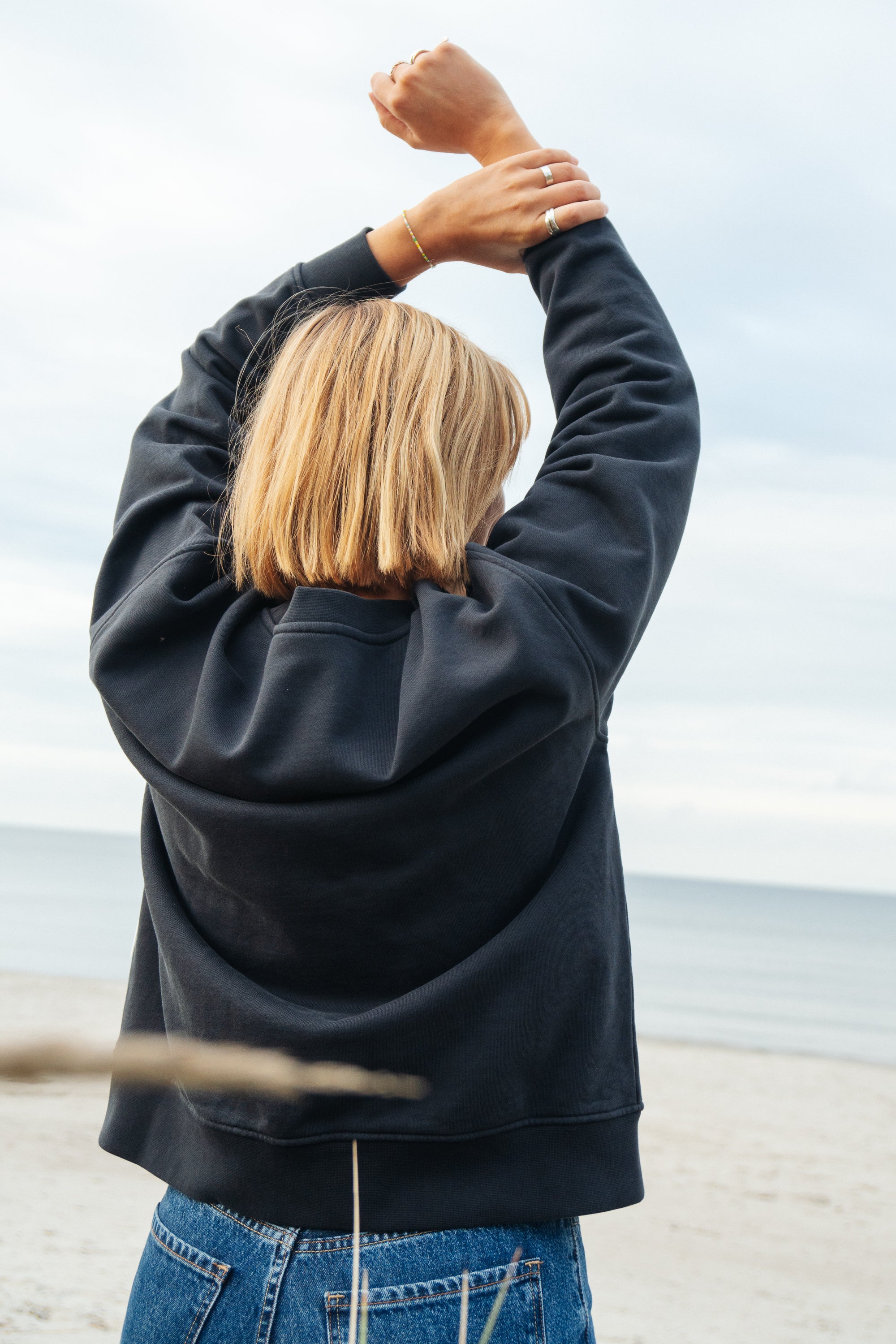 Sweater für Frauen in Graublau von SALZWASSER