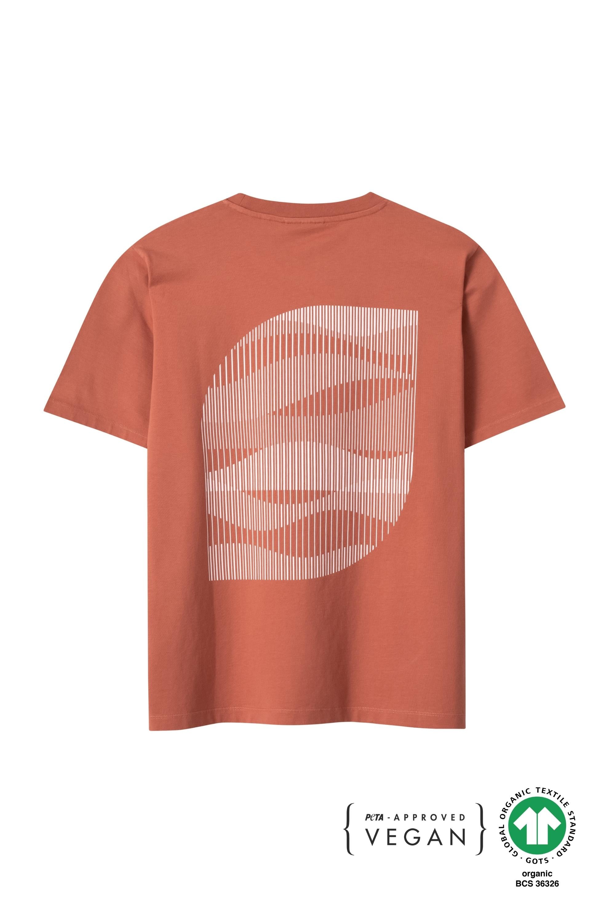 Nachhaltiges T-Shirt von SALZWASSER mit Logo-Rückenprint vegan _men _women