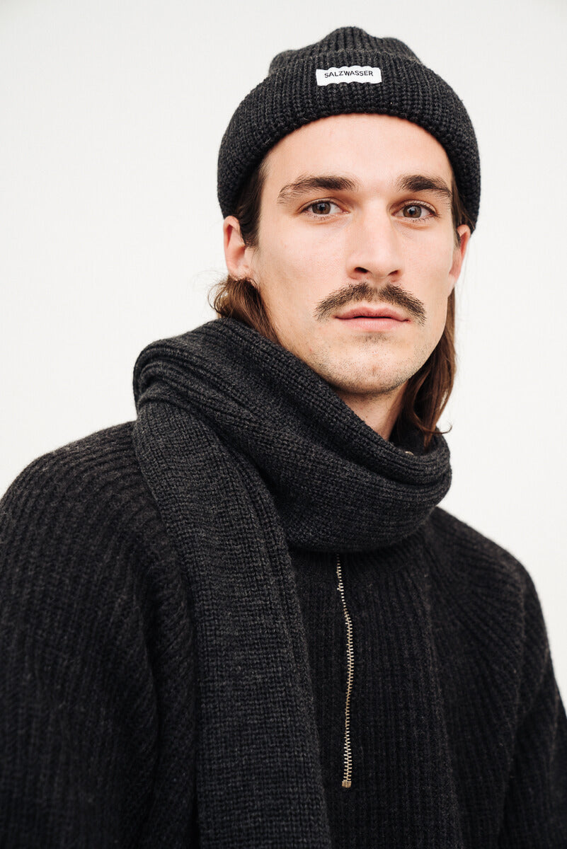 Nachhaltiger Schal aus Merinowolle von SALZWASSER