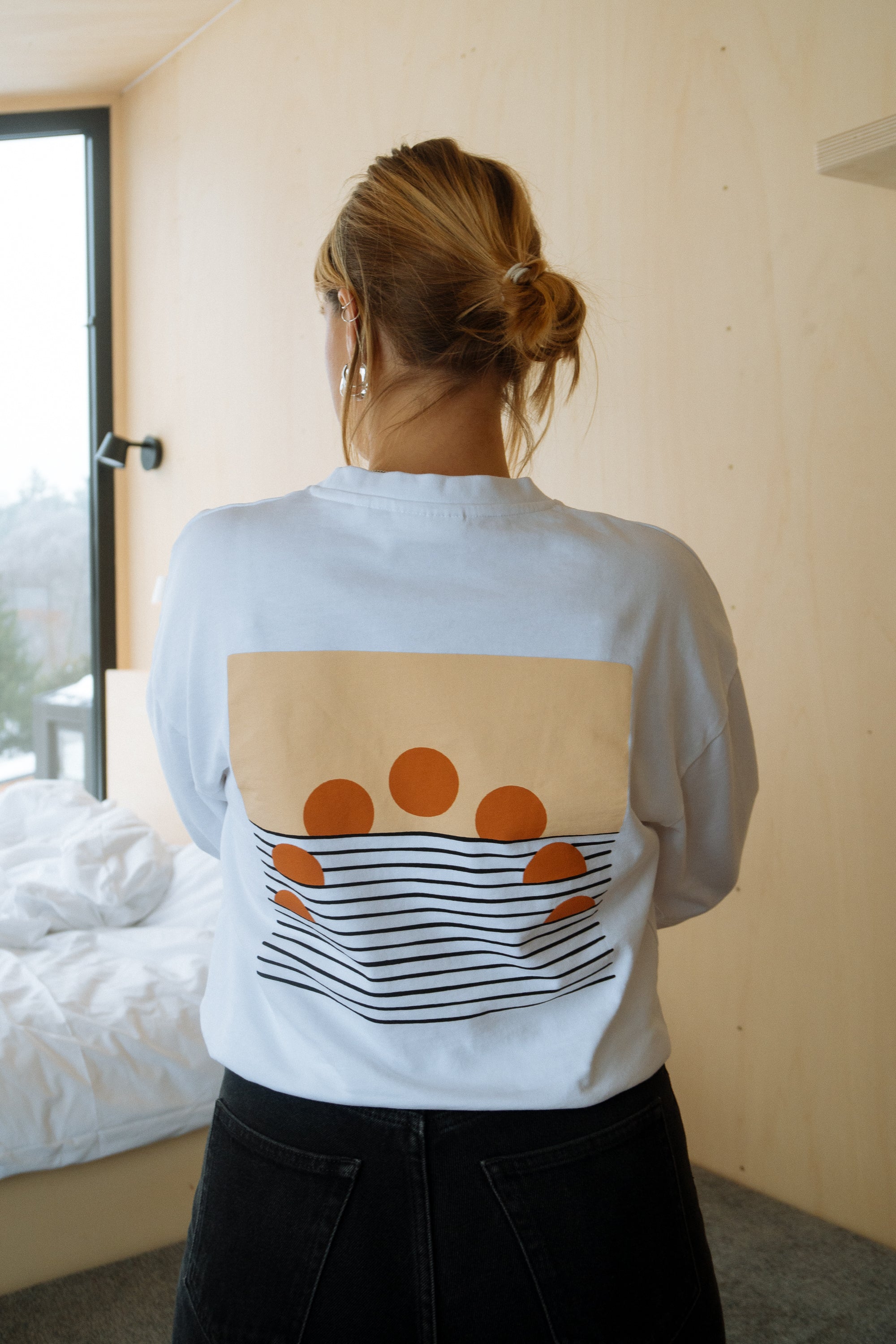 Unisex Longsleeve von SALZWASSER mit Backprint