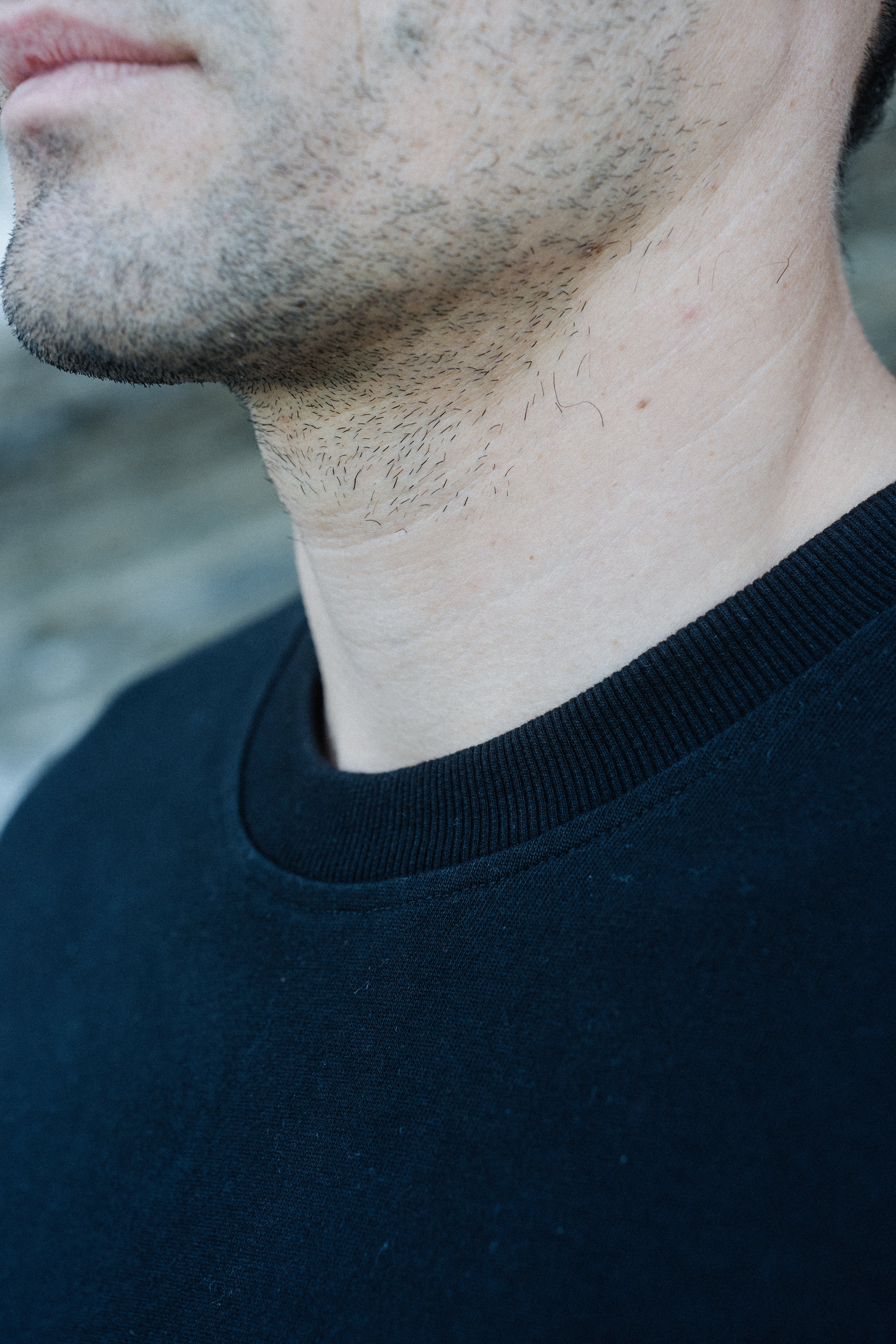 Heavy Cotton T-Shirt in Schwarz von SALZWASSER aus Europa