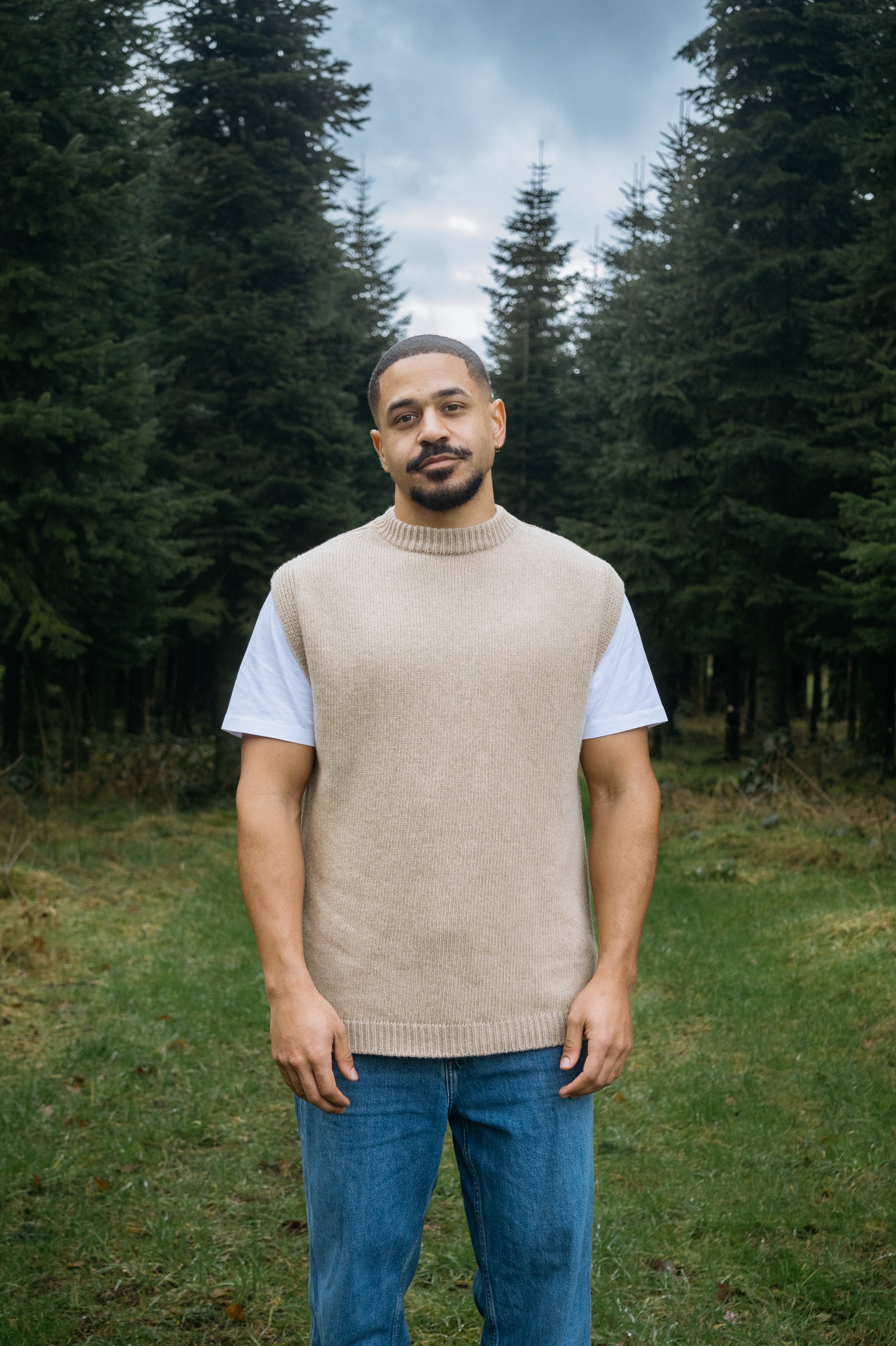 Woll-Pullunder Vesterbro Sand