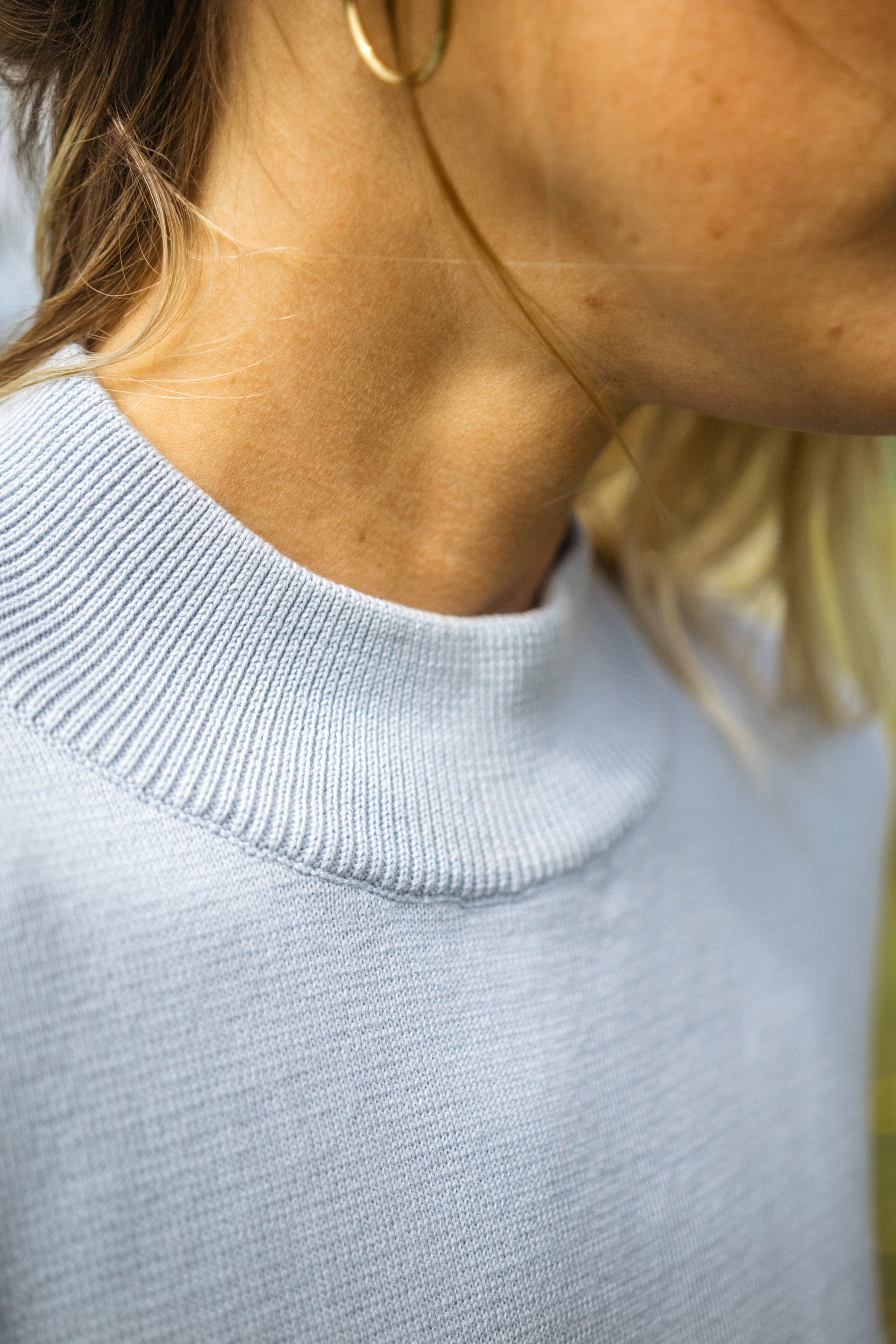 Full Milano Strickpullover mit breiten Bündchen 