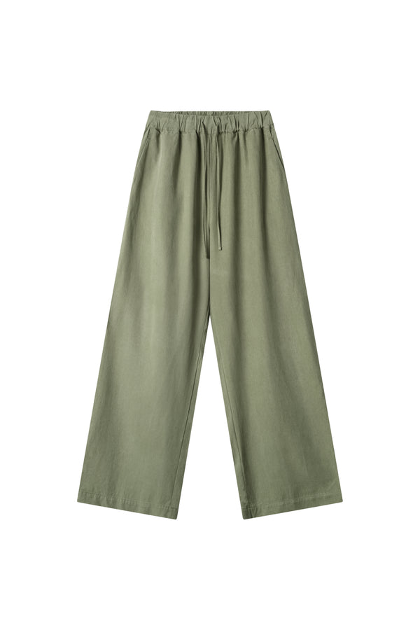 Damen Leinenhose in Oliv Grün nachhaltig in bester Qualität