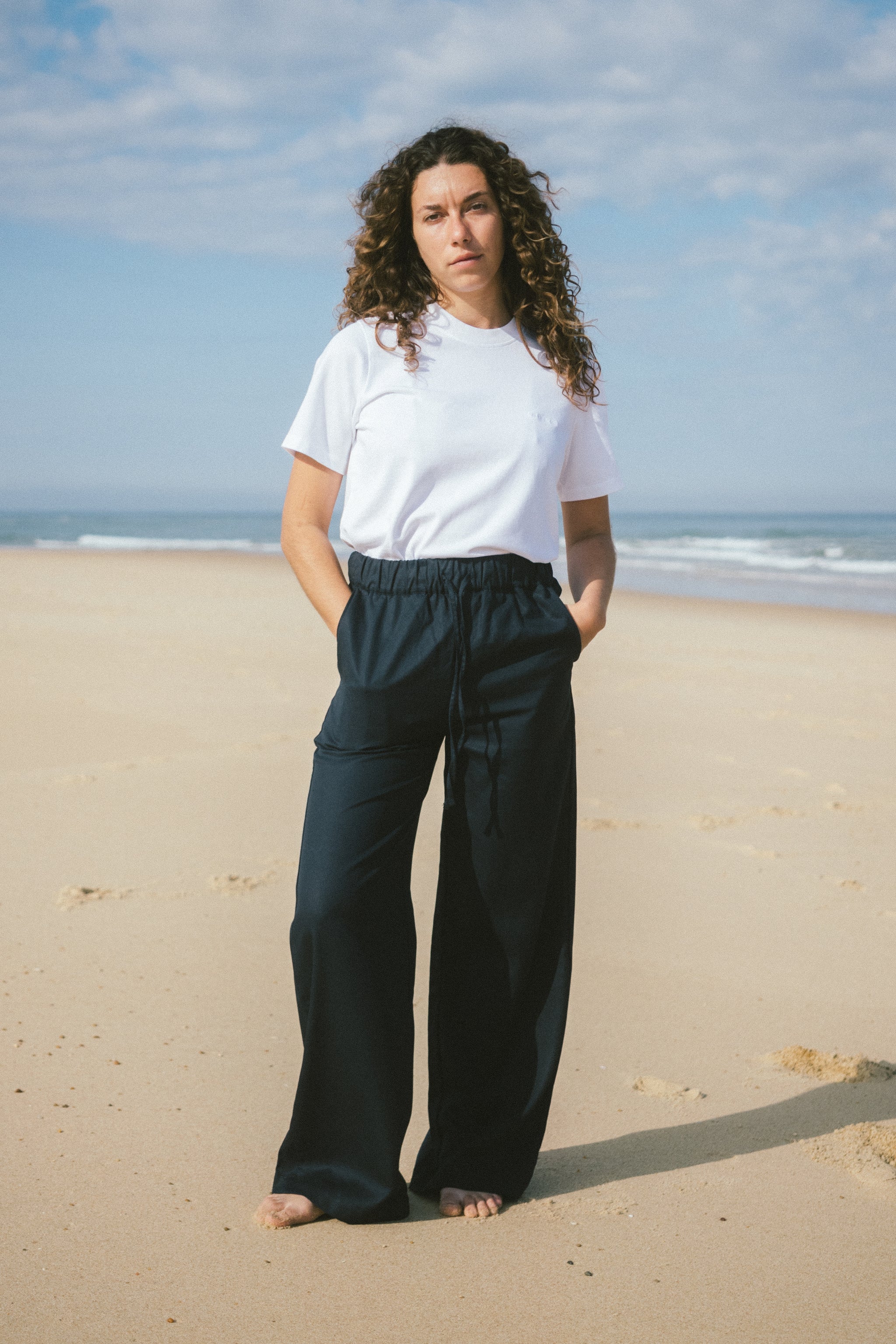 Damen Leinen Hose nachhaltig von SALZWASSER