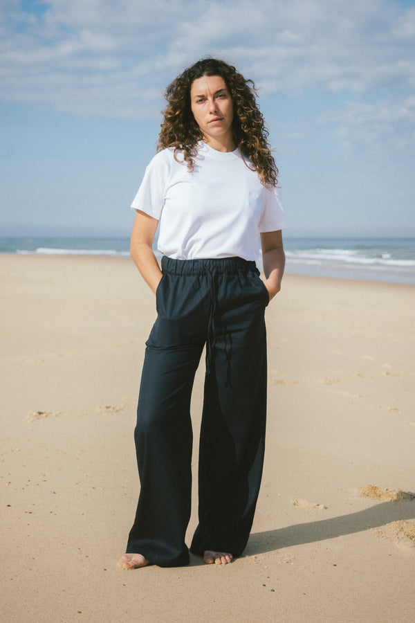 Damen Leinen Hose nachhaltig von SALZWASSER