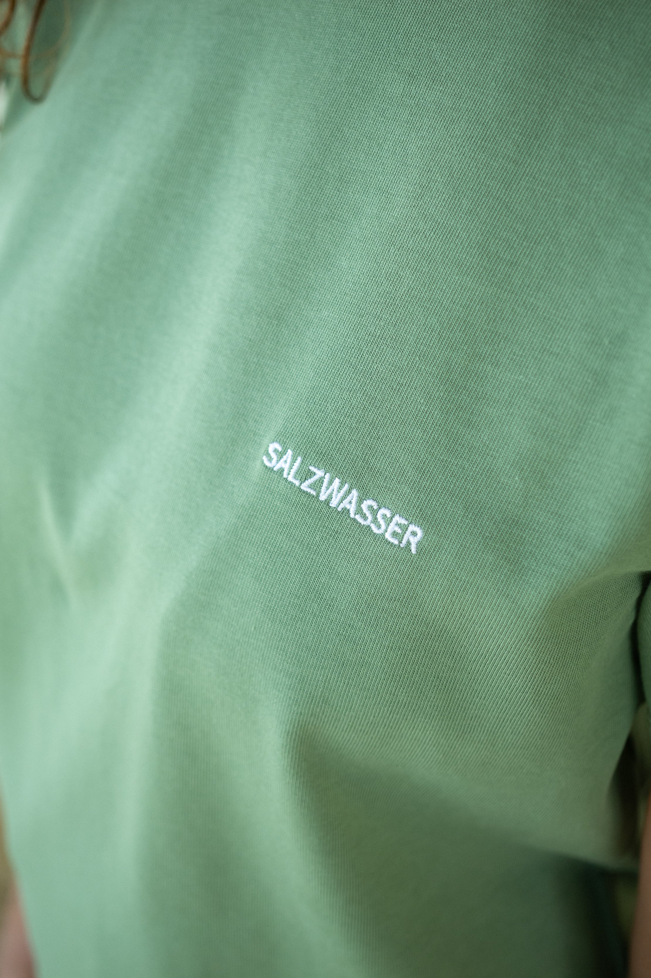 SALZWASSER Damen T-Shirt aus Bio-Baumwolle in Grün