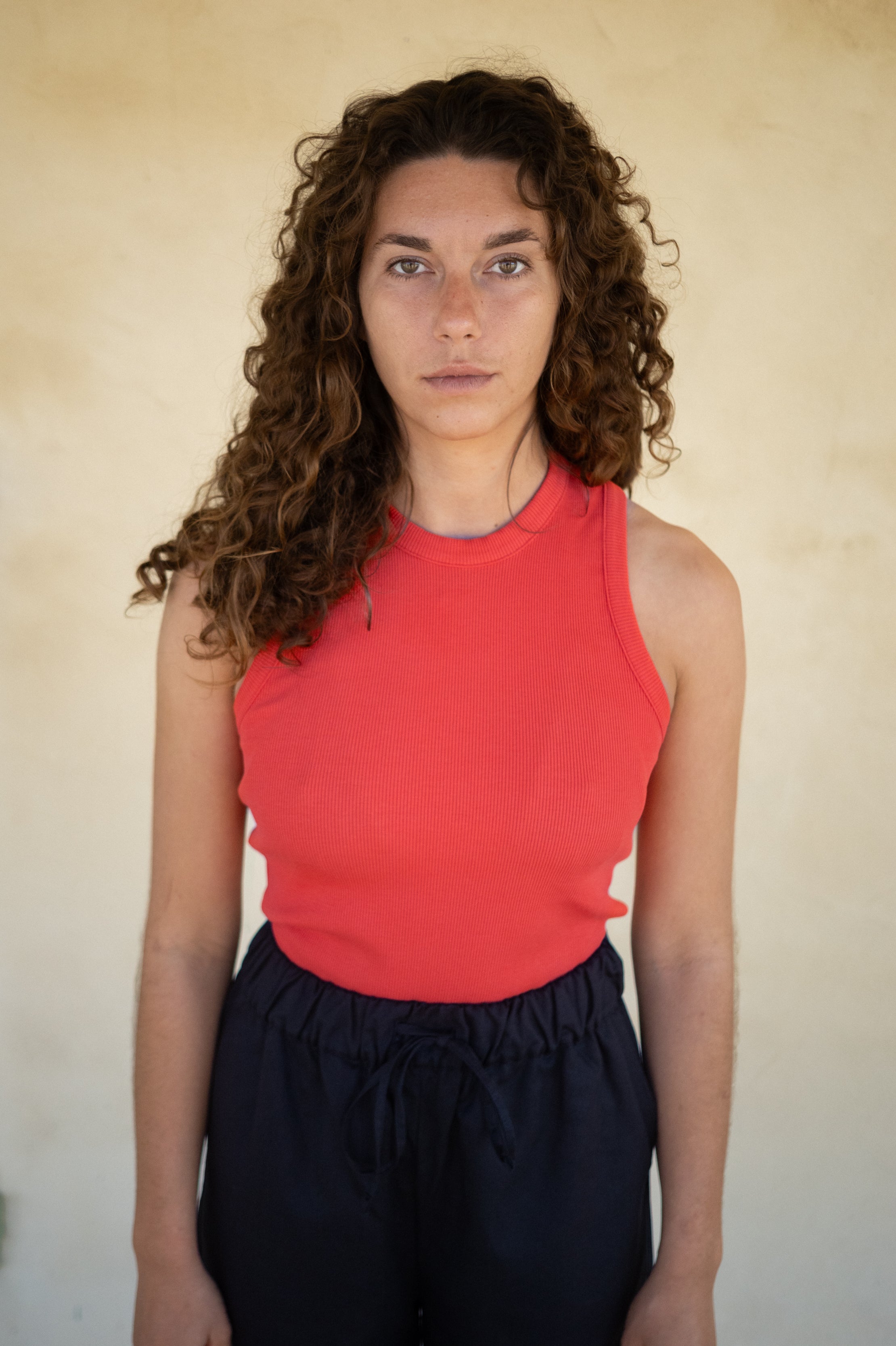 Bequemes weiches Damen Top in Rot von SALZWASSER