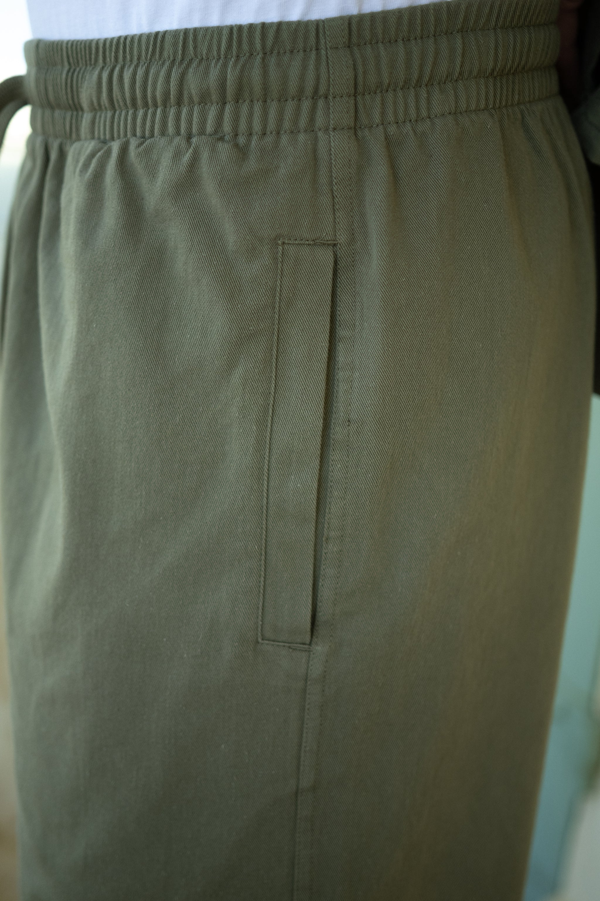 Grüne Walkshorts kurze Hose Herren von SALZWASSER aus Europa