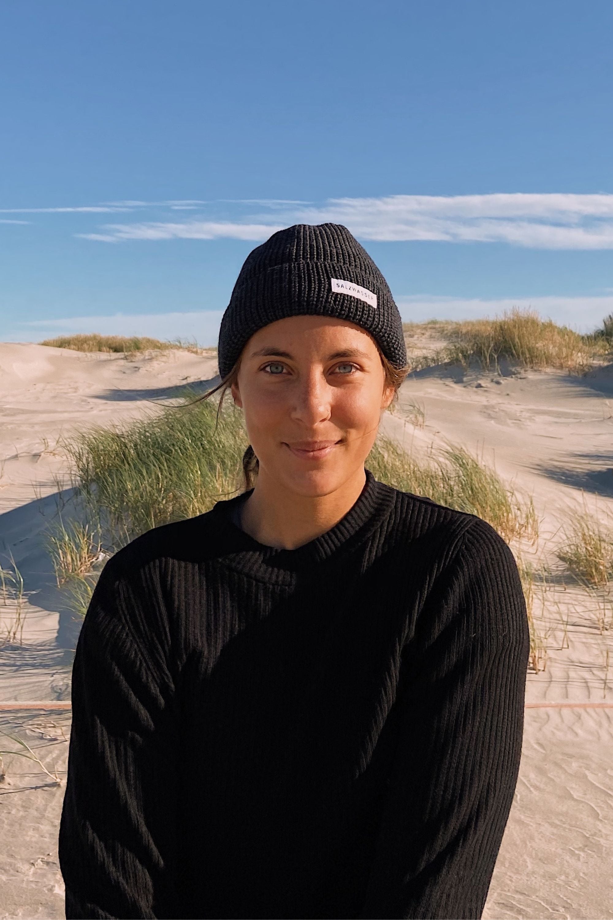 Ohrenfreie SALZWASSER Mütze aus Merinowolle und GOTS-zertifiziert