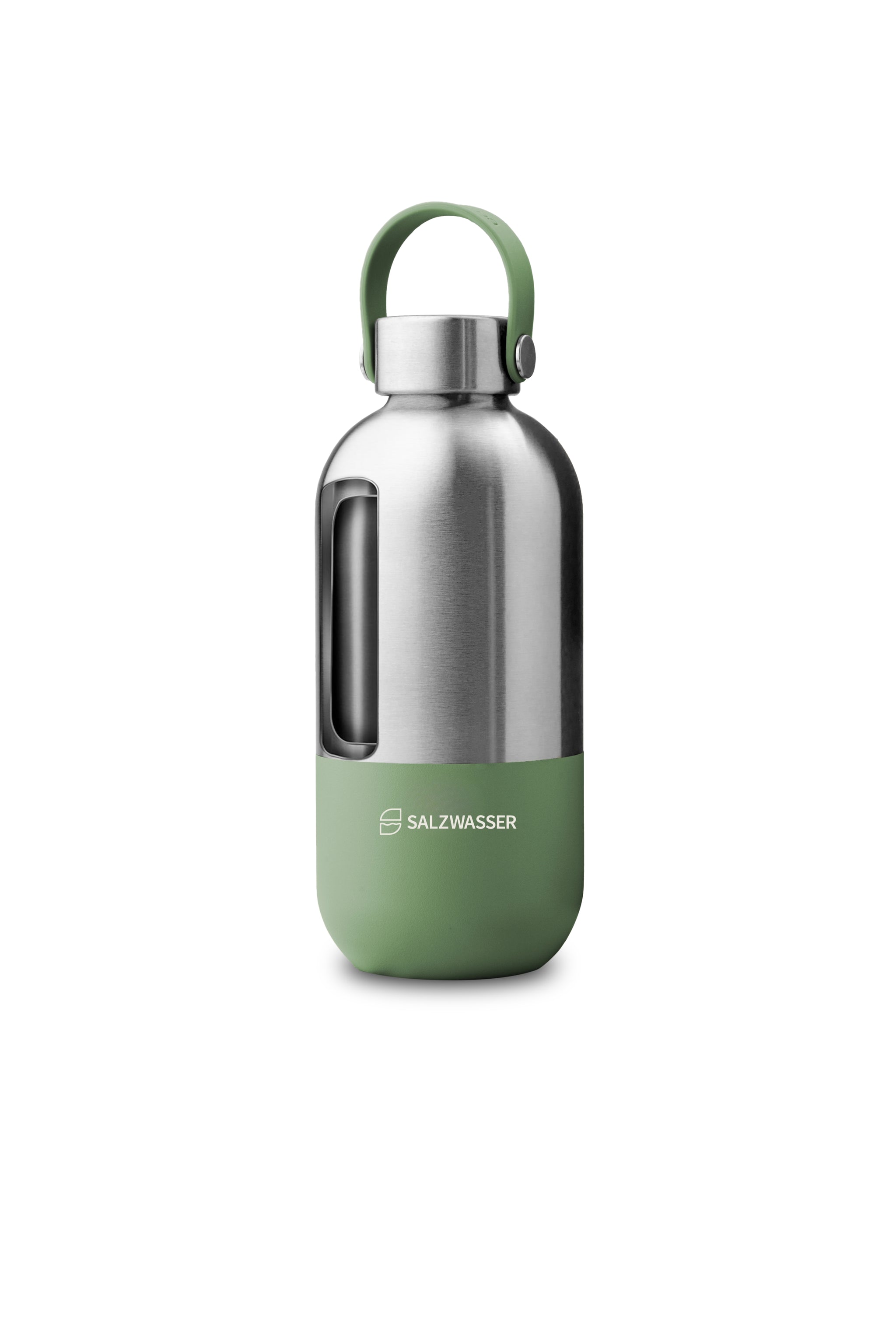 Isolierte Trinkflasche aus Edelstahl nachhaltig von SALZWASSER