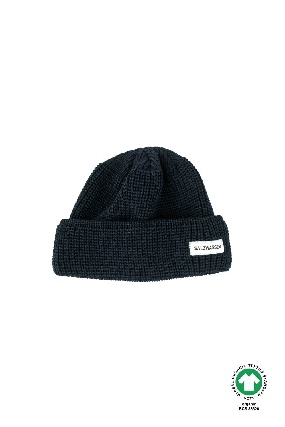 Nachhaltige SALZWASSER Mütze in Marine aus Merinowolle