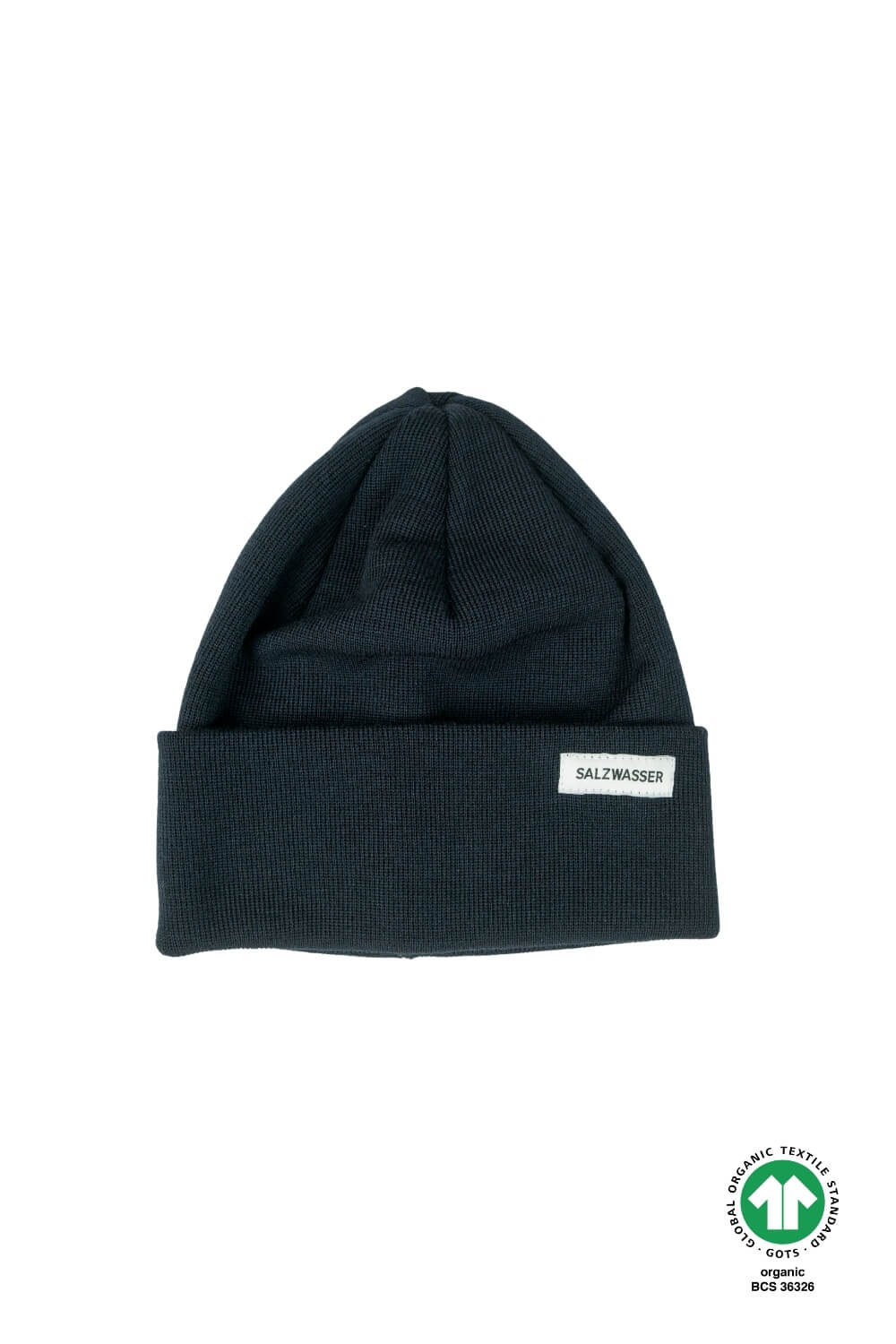 Nachhaltige SALZWASSER Mütze in Marine aus Merinowolle