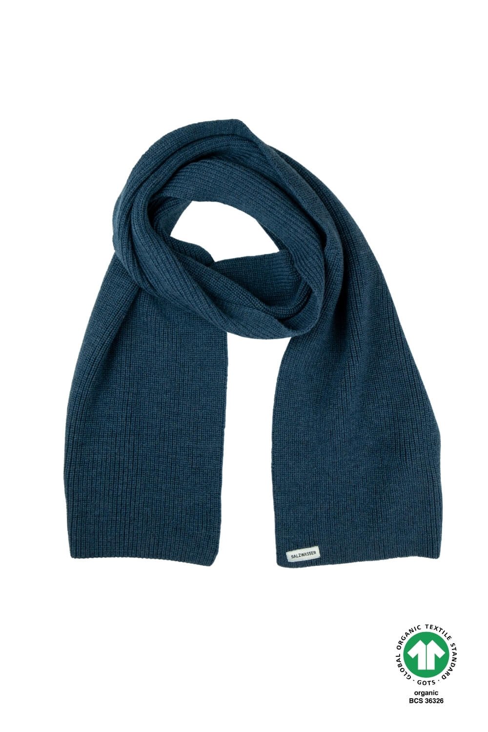 Nachhaltiger Schal aus Merinowolle von SALZWASSER GOTS-zertifiziert