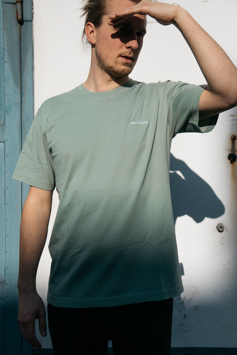auffallendes T-Shirt in Salbei bei SALZWASSER zu kaufen _men